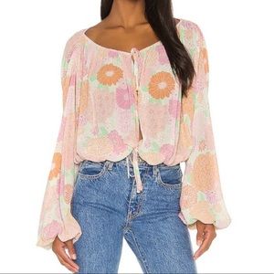 L’Academi Floral Alayna Blouse